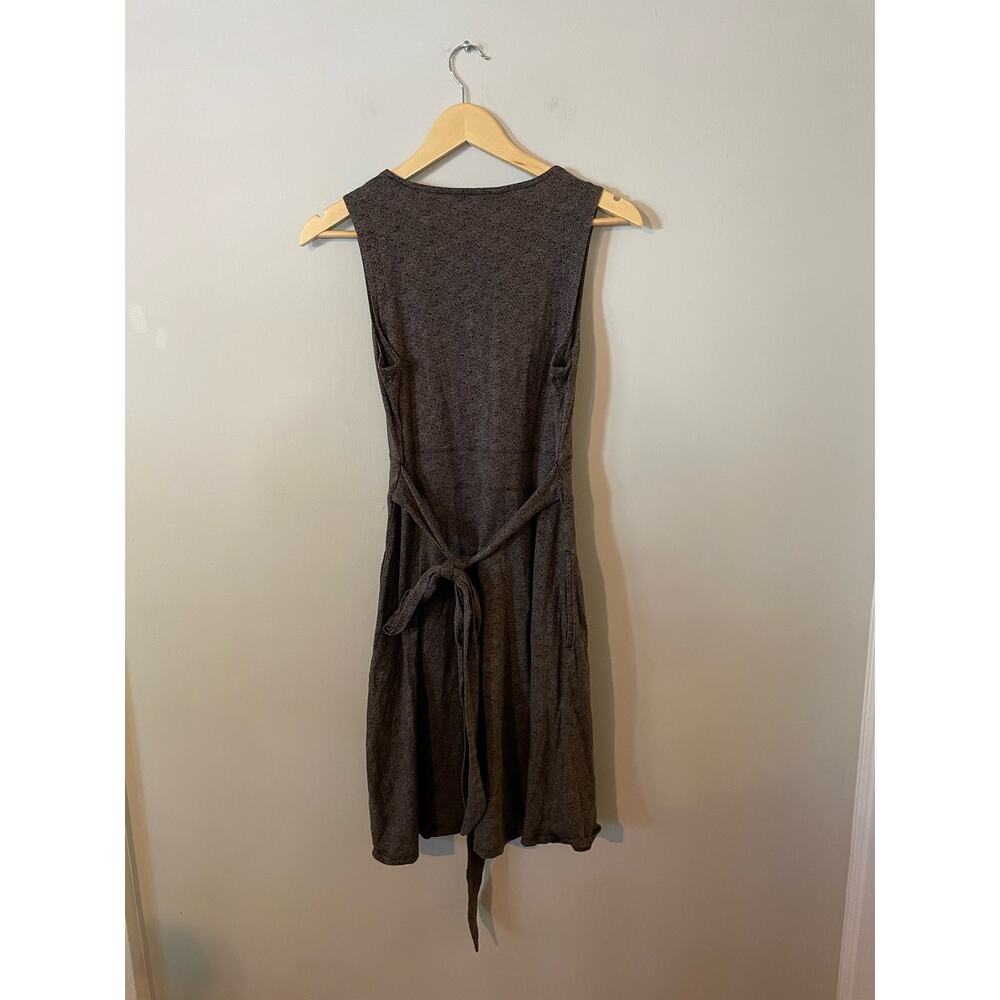 Toad and Co. C-Neck Belted Wrap Sleeveless A-Line Dress S - Picture 3 of 7
